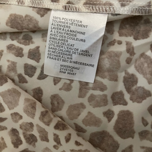 NWT Mauby Wrap Dress Animal Print, Midi length - Picture 9 of 9